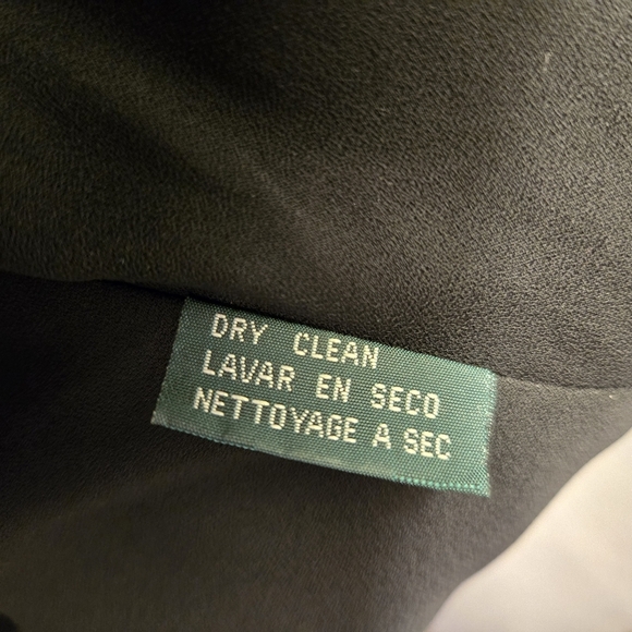 LAUREN Ralph Lauren Black evening Dress Size 12 - Picture 14 of 15